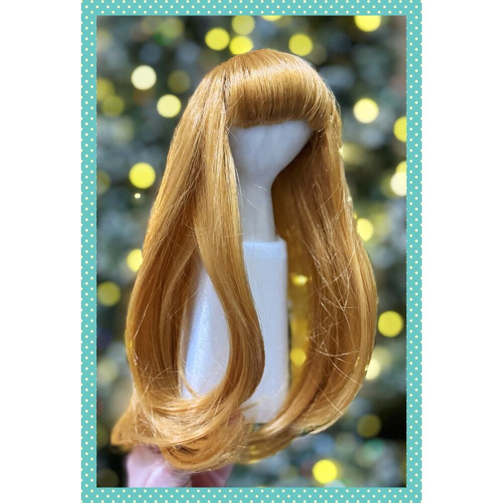 1/3 BJD Balljointed Doll Volks Super Dollfie Long Camel Light Orange Wig SD 9/10